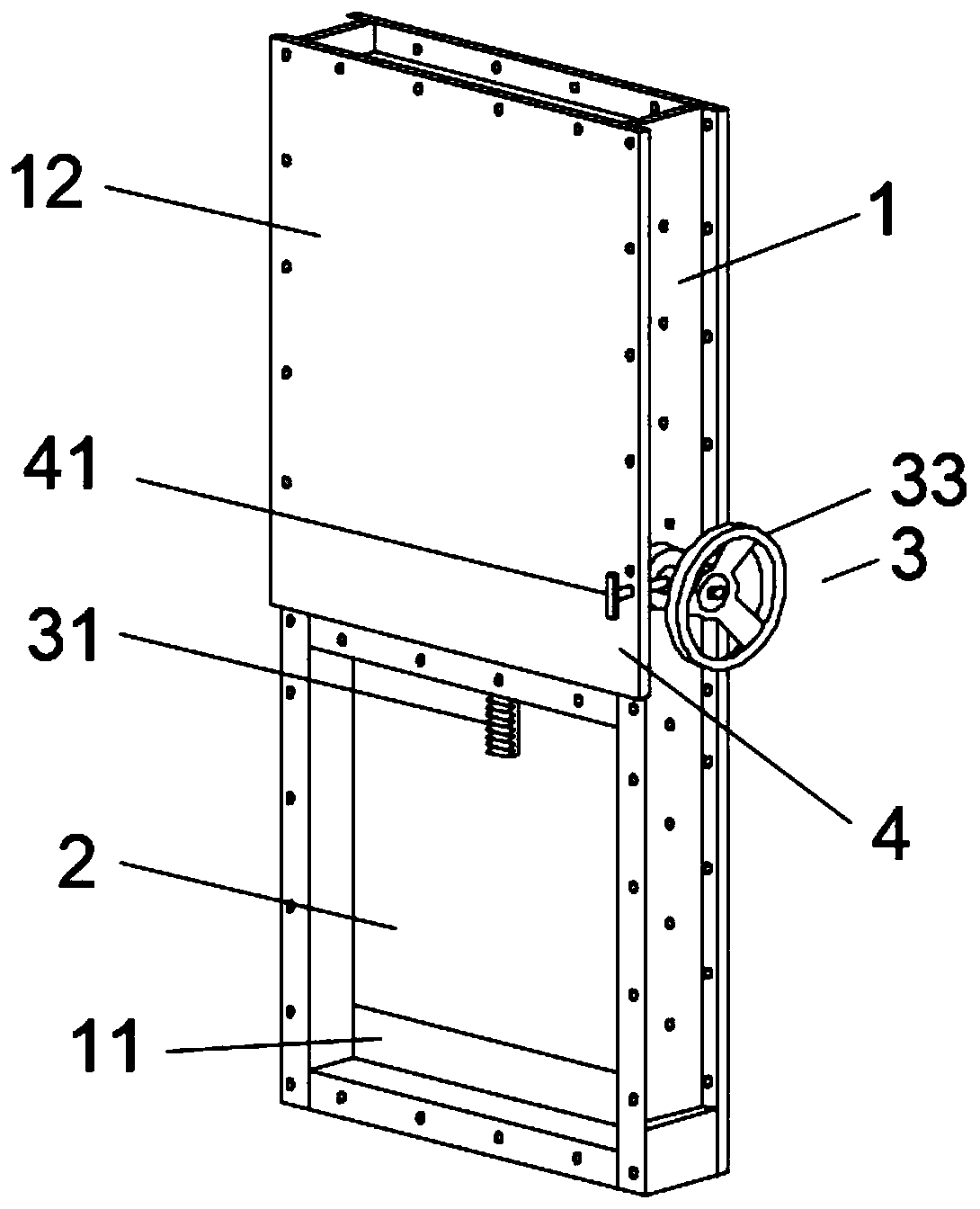 Loss-prevention agricultural canal irrigation device