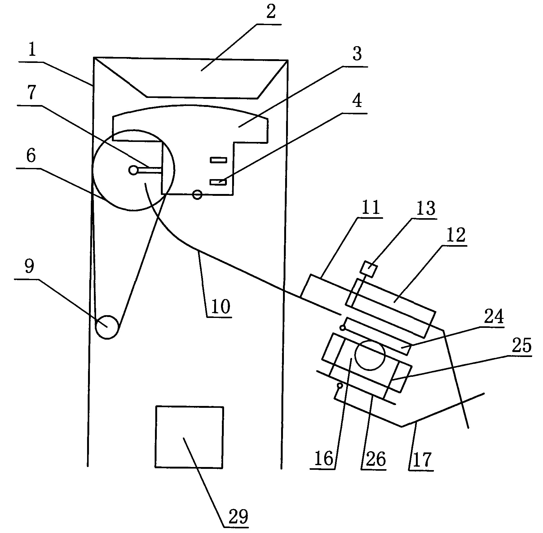 Semi-automatic firecracker drum washing and forming machine