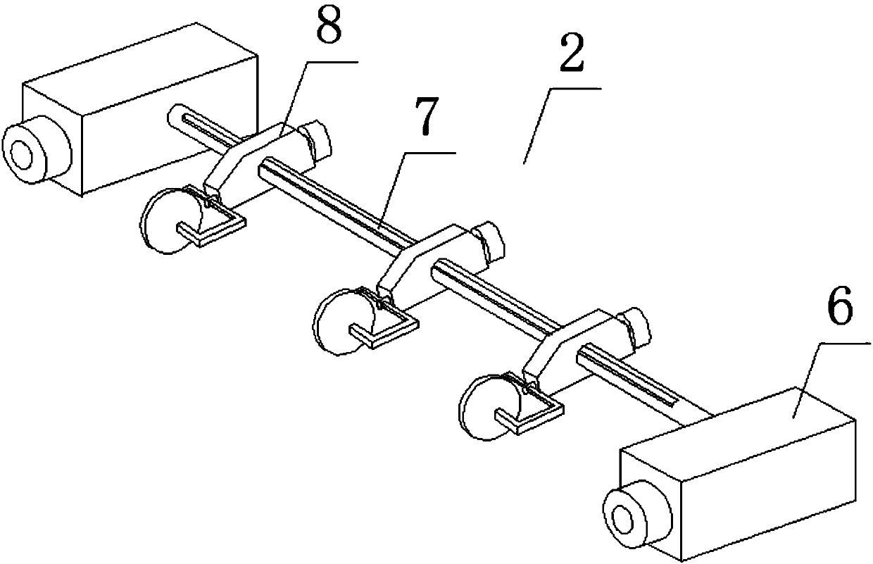 Cloth cutting and ironing device for garment manufacturing