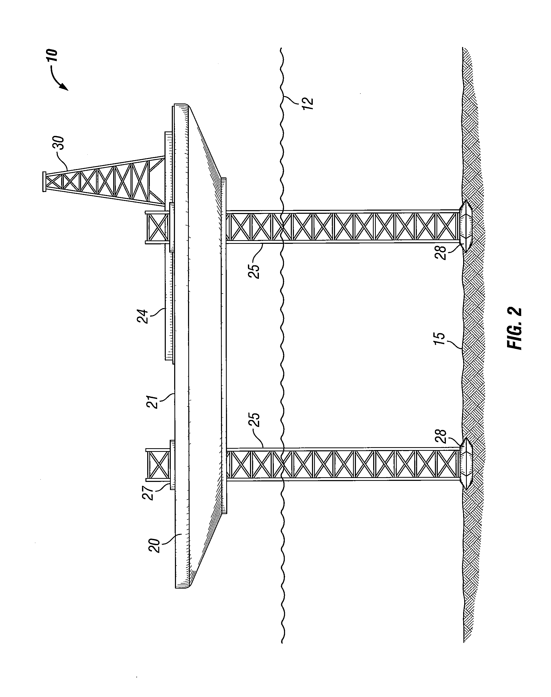 Ice worthy jack-up drilling unit with conical piled monopod and sockets