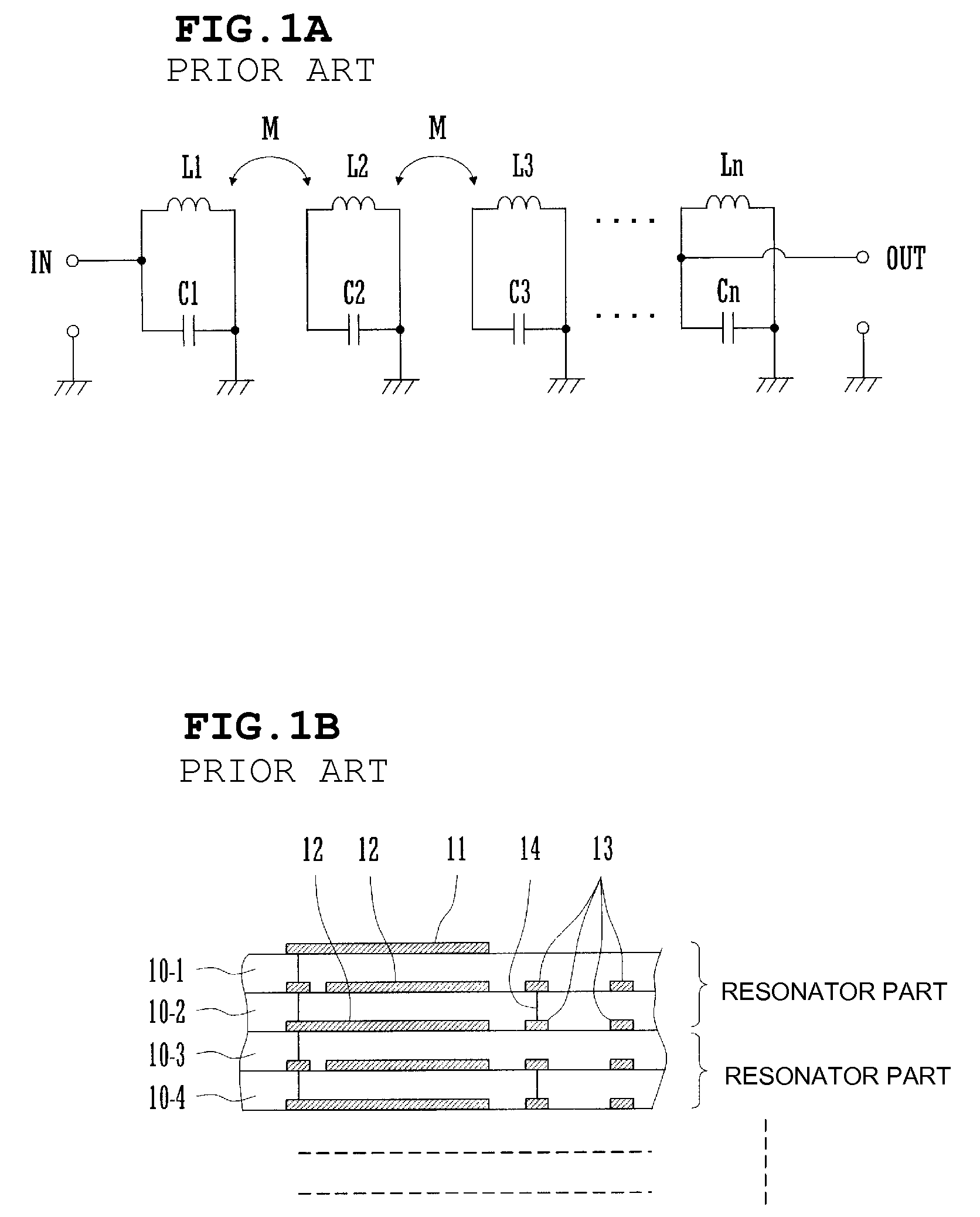 High frequency multilayer bandpass filter