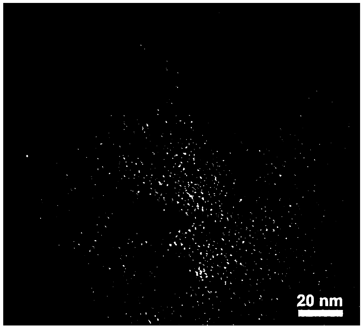 Nano gel containing platinum nano particles and preparation method and application thereof