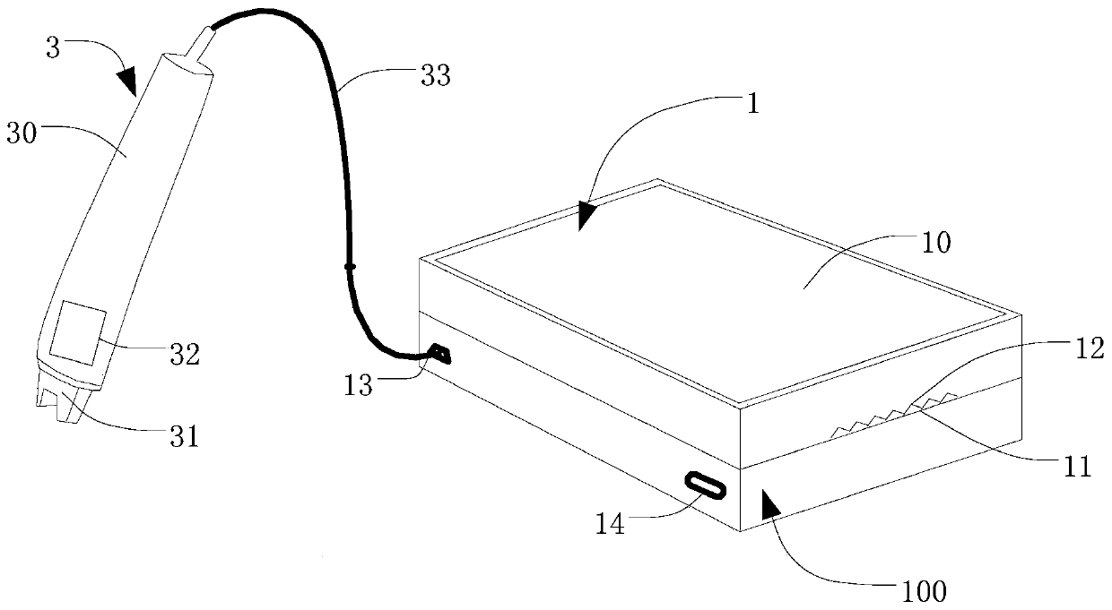 Portable intelligent wrong question sorting device