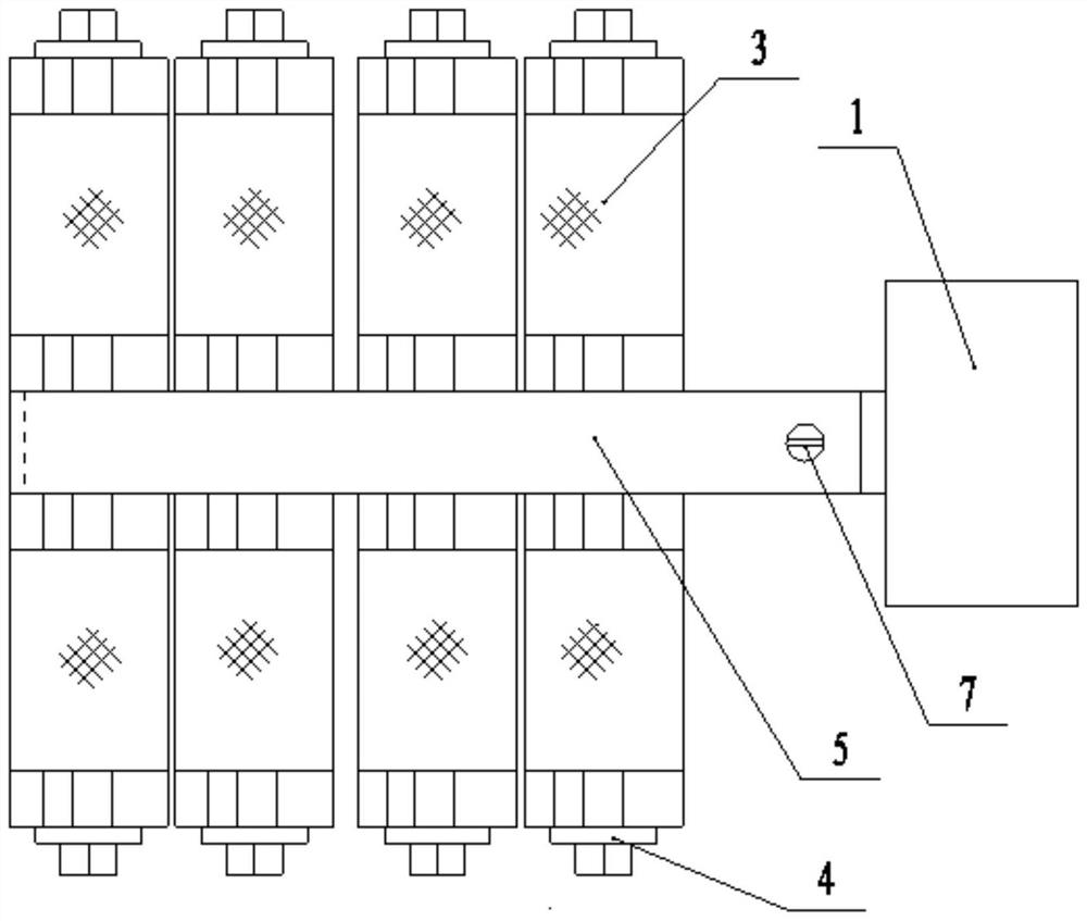 A blow bar with dual functions of striking and extruding