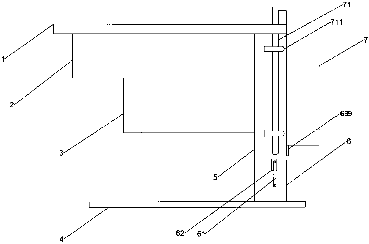 Lifting single desk for conveniently pacing books