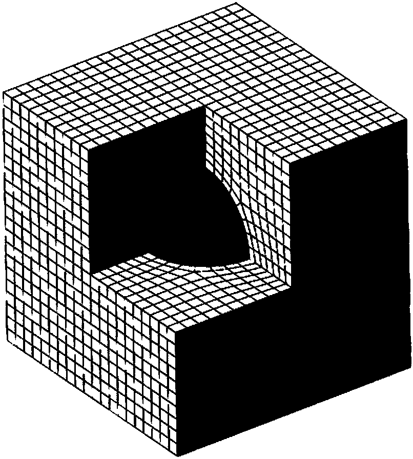 Numerical simulation method for damage and healing mechanisms of microcapsule self-healing materials