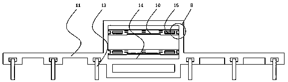 Clamping device with protective structure for thermometer assembly