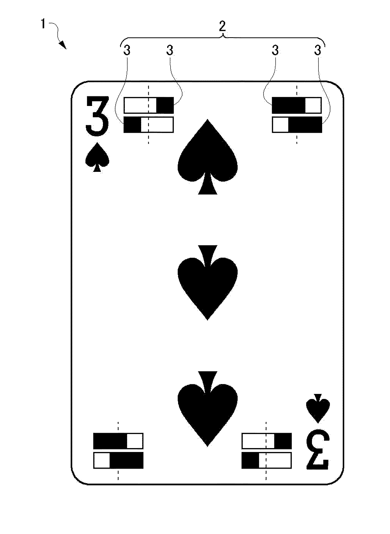 Playing cards and table game system