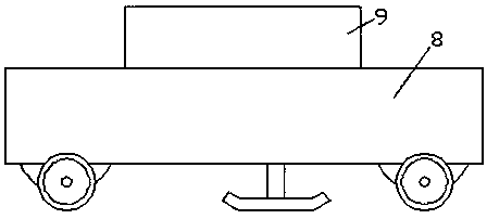 Miniature road tamping device