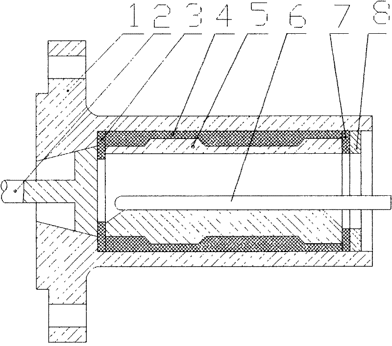 Scraper-type semi-forming casting mould