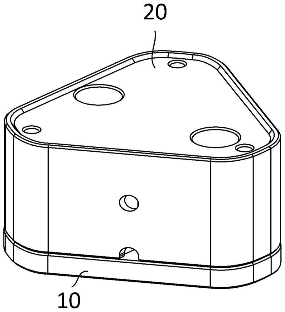 A shock absorbing mechanism and a movable device