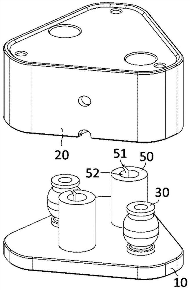 A shock absorbing mechanism and a movable device