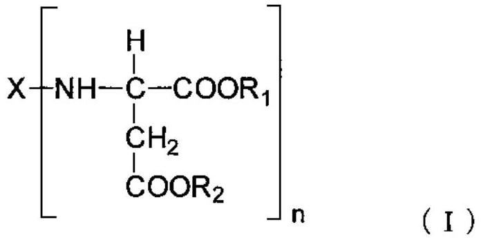 Polyaspartic acid coating composition, coating film, and coated article