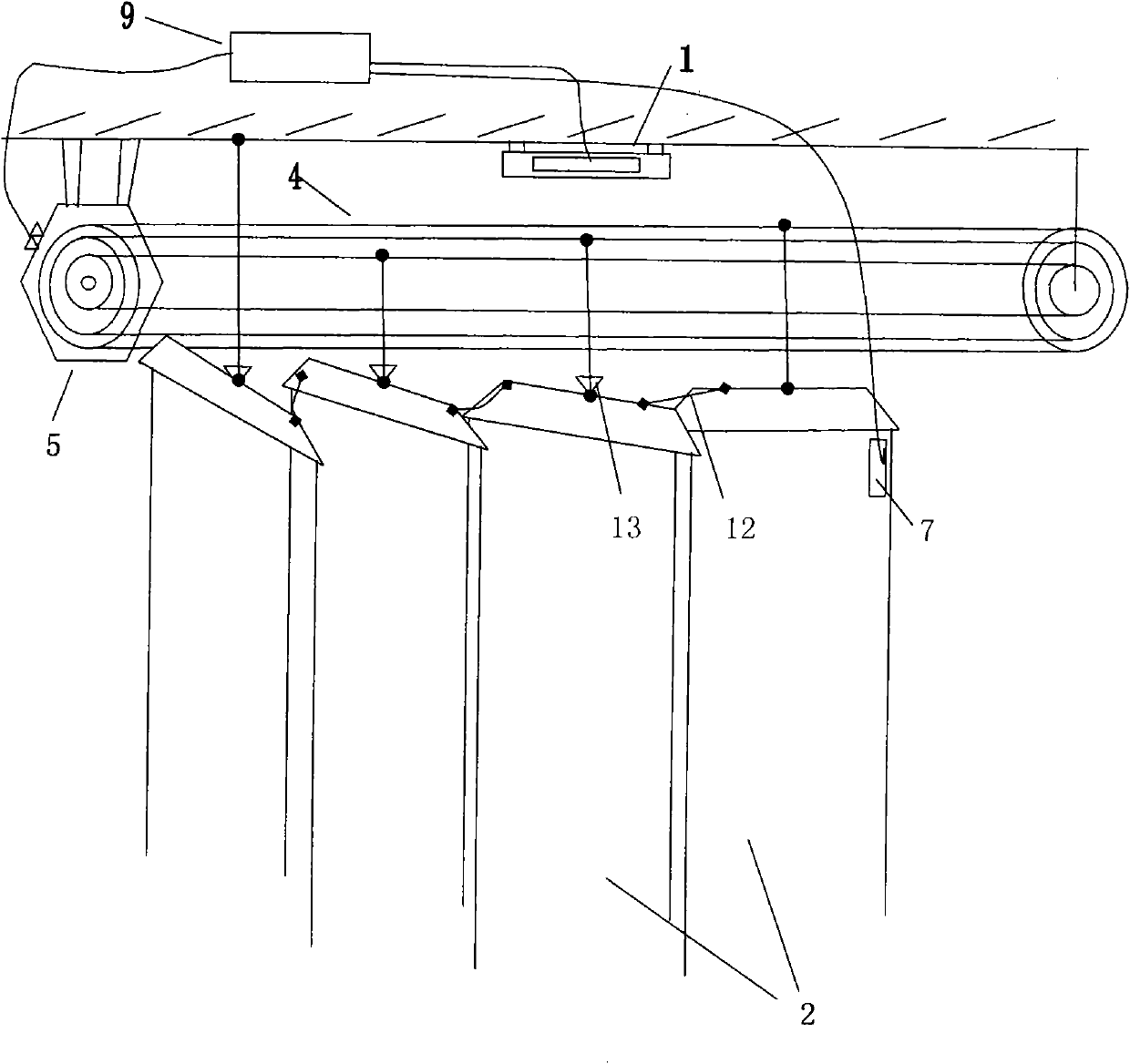 Novel automatic soft door curtain