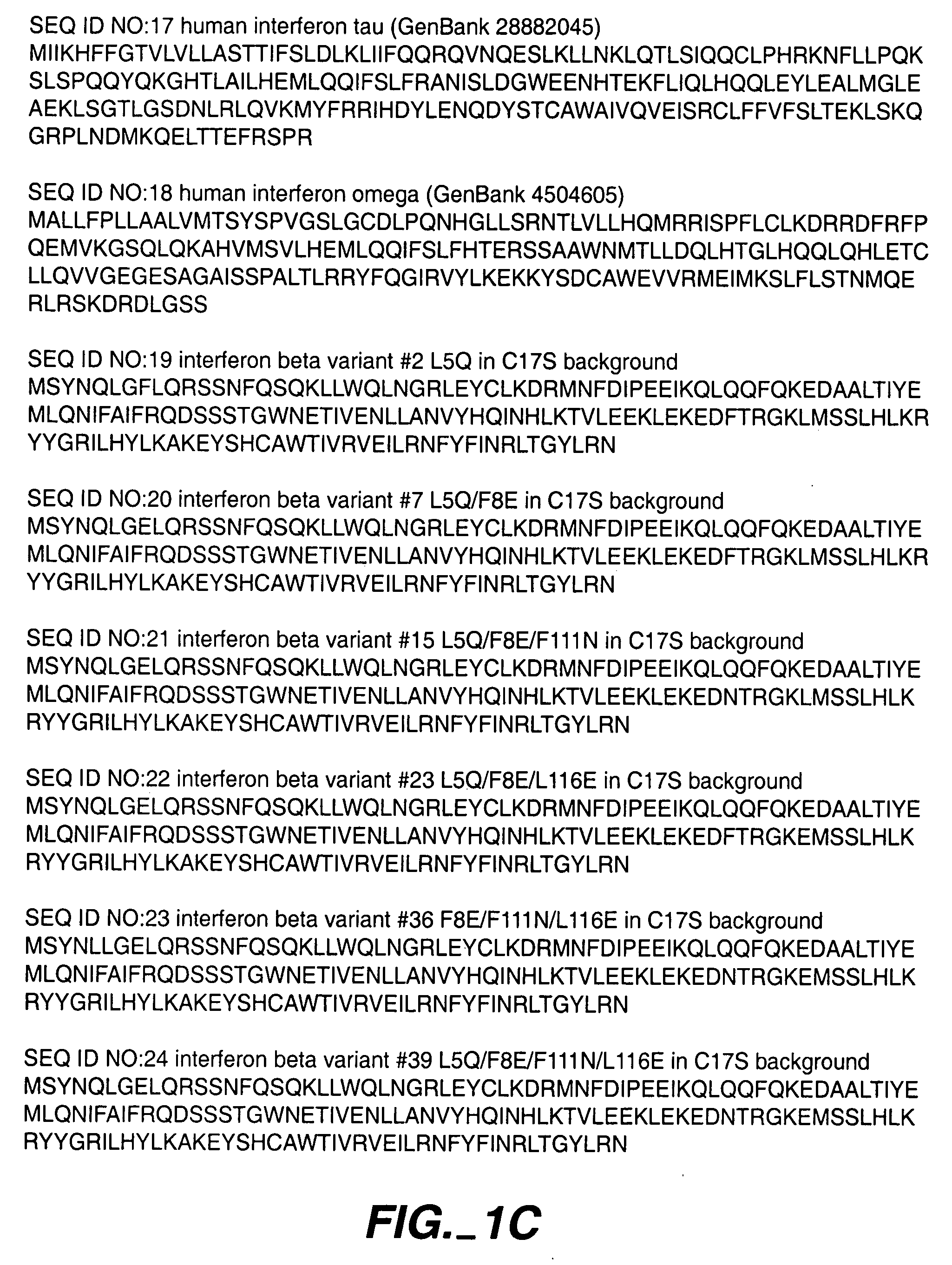 Interferon variants with improved properties