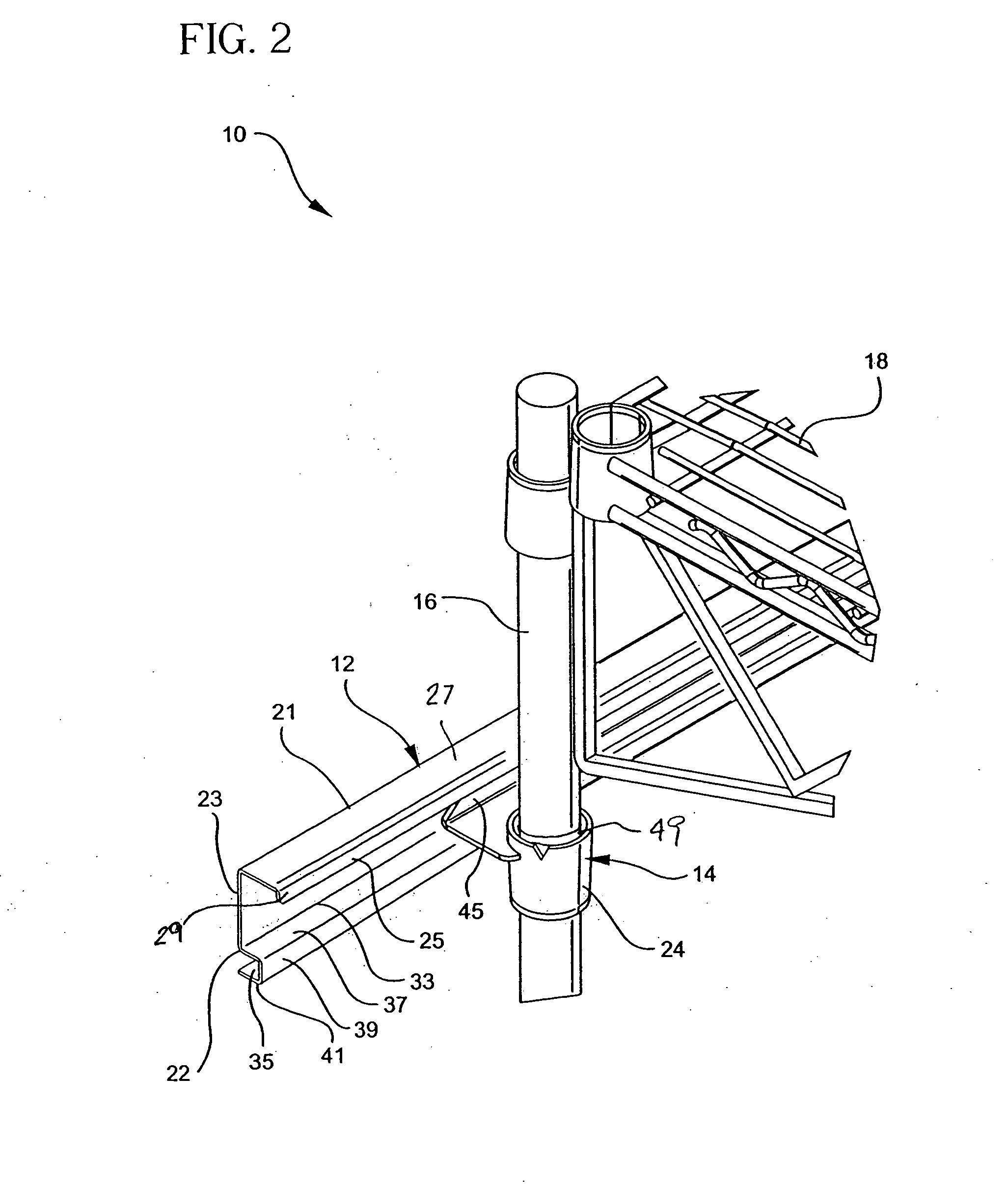 Wall-mounted shelving system