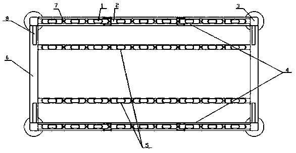 Storage rack for shaft parts