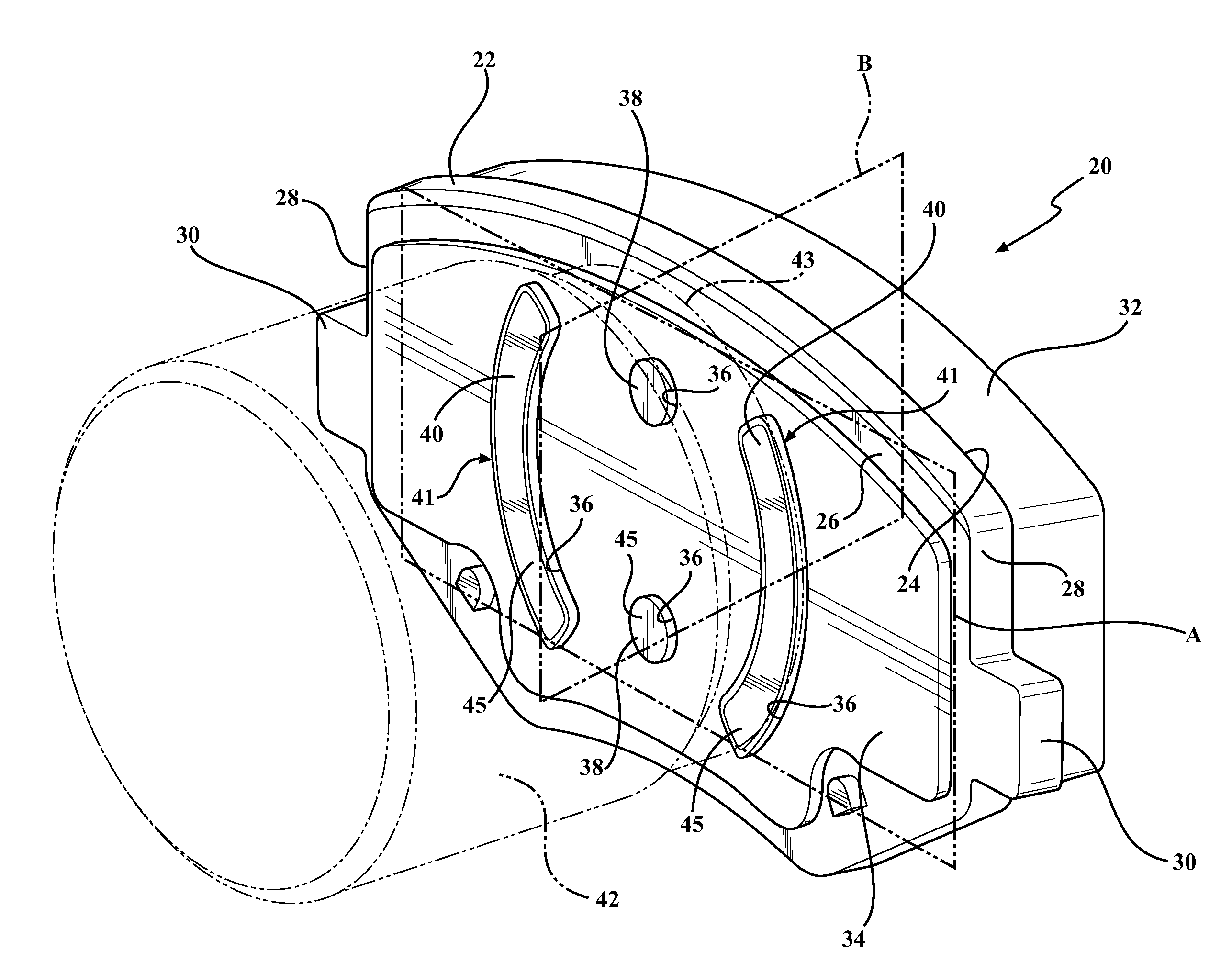 Brake pad apparatus