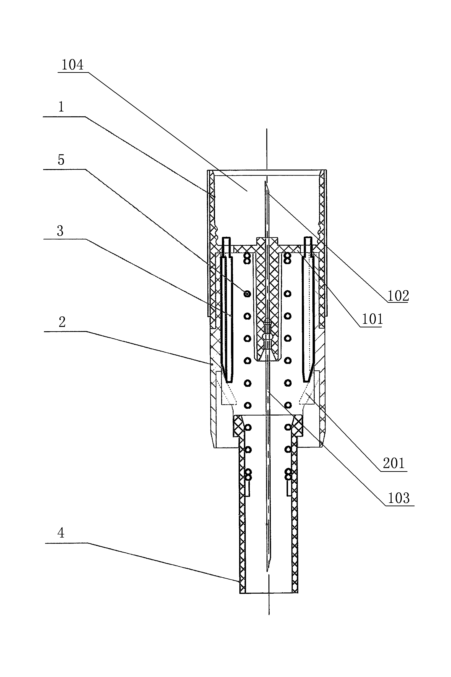 Safety insulin syringe and using method thereof