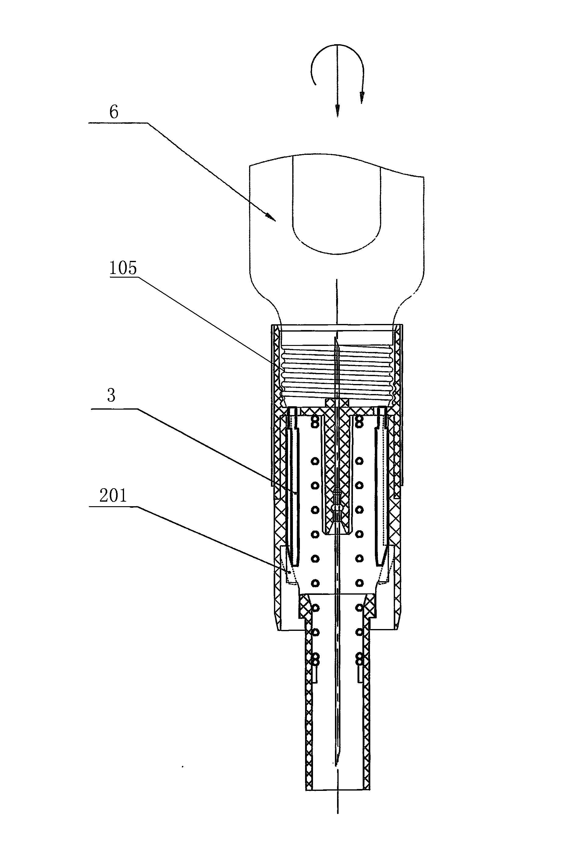 Safety insulin syringe and using method thereof