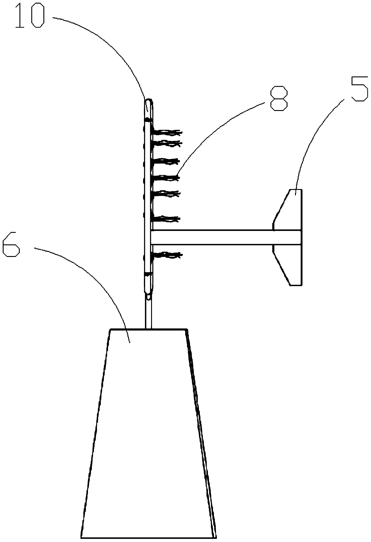 An anti-scouring device for offshore wind power pile foundations