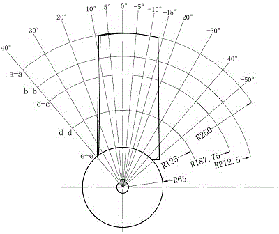 Carbon fiber composite material axial flow fan impeller