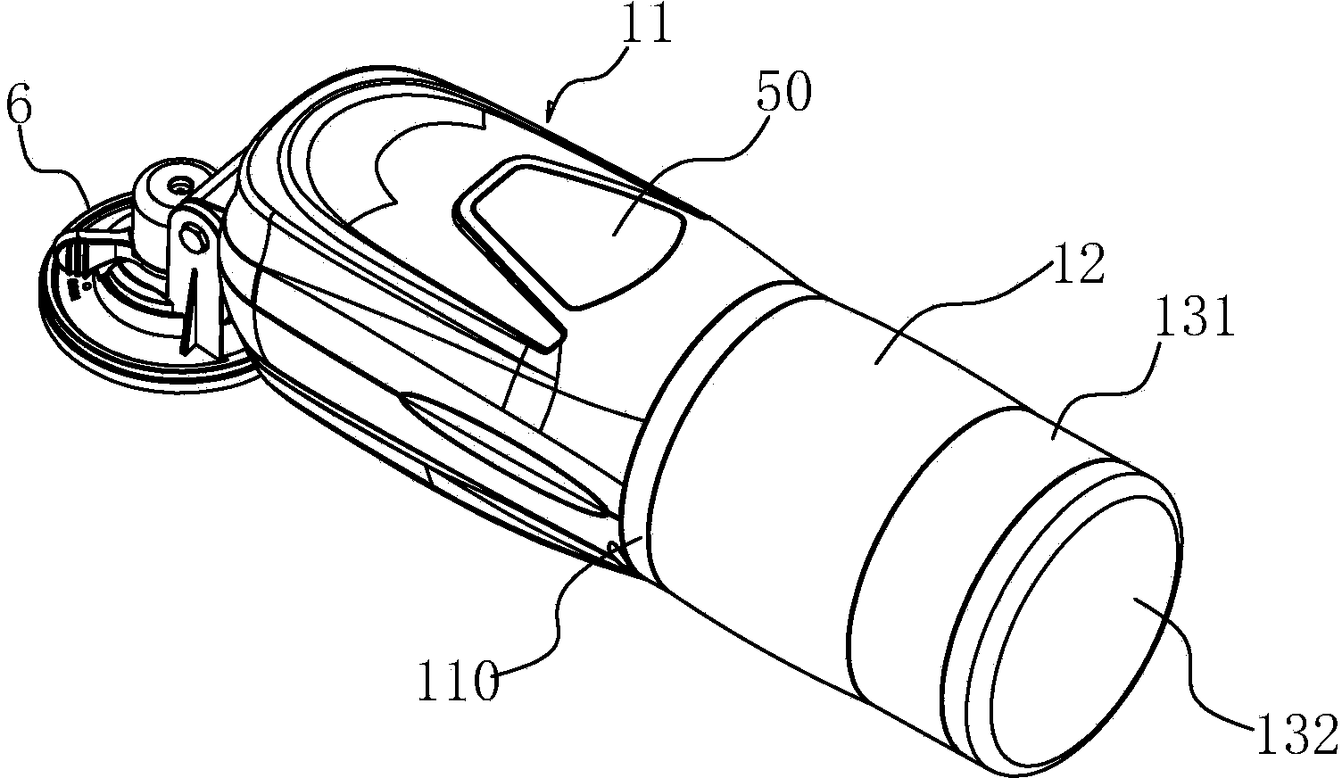 Telescopic and rotatable type massager