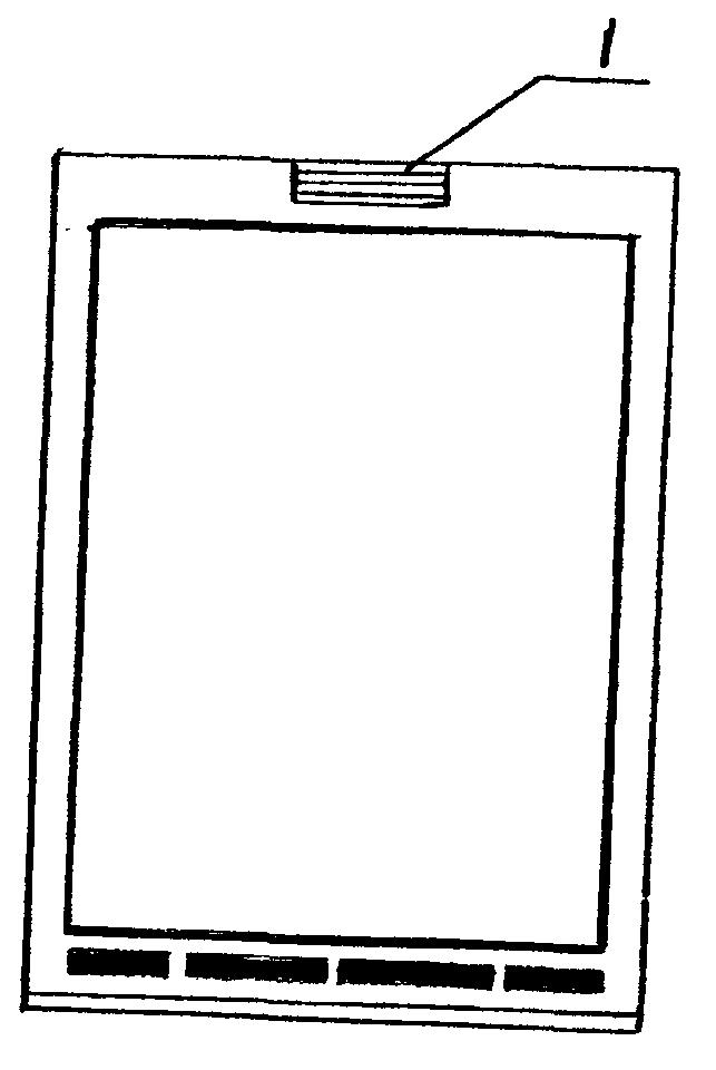 Control device for light-emitting diode (LED) flasher of rotary camera