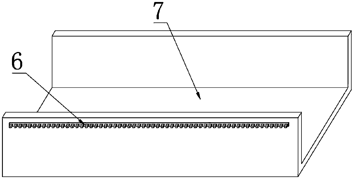 Tofu processing slitting device with automatic pushing function