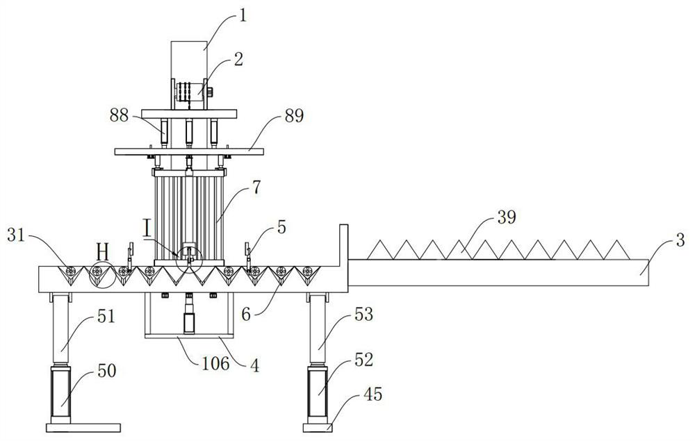 Multi-bubble adsorption type impurity removal motor maintenance workbench based on Pascal's law