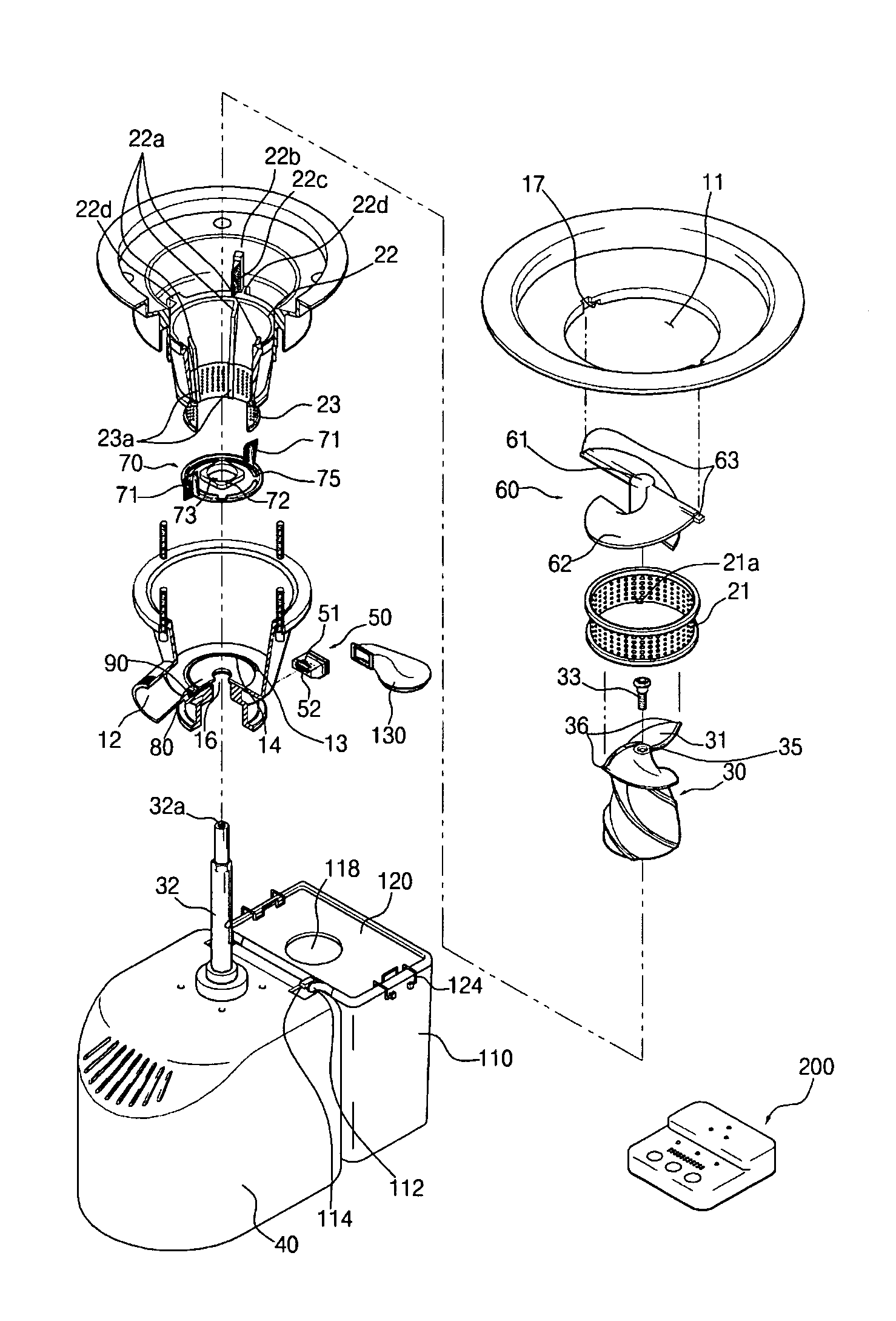 Device for treating food wastes