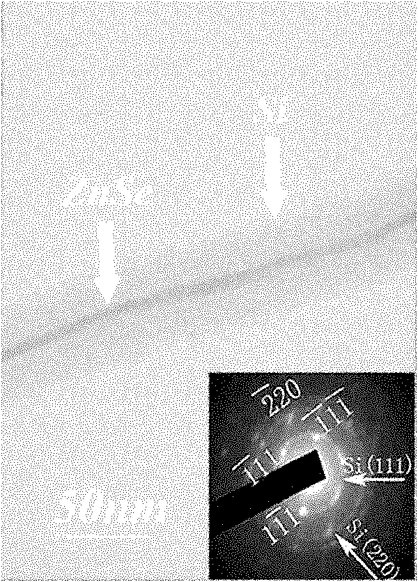 Method for synthesizing Si/IIB-VIB group semiconductor nano p-n junction with one-step method