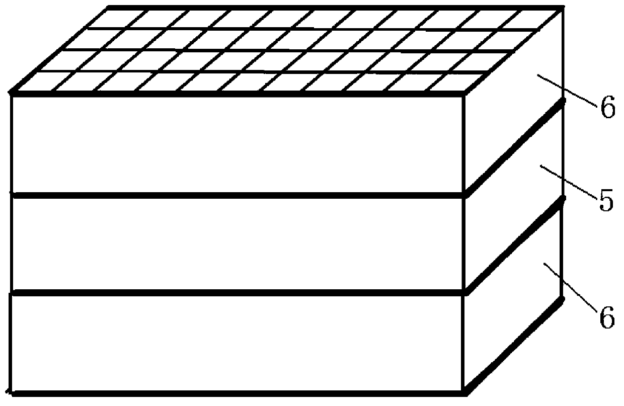 Reticular dimensional reinforced composite heat preservation rock wool board