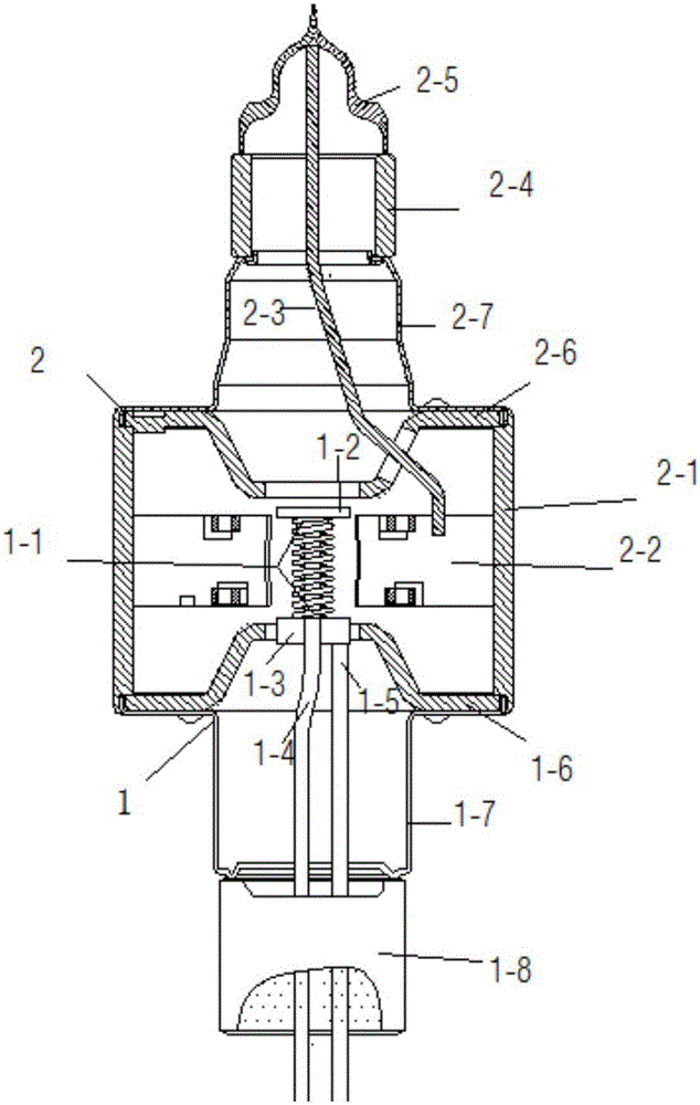 Magnetron employing combined cold cathode head and production method of cold cathode body