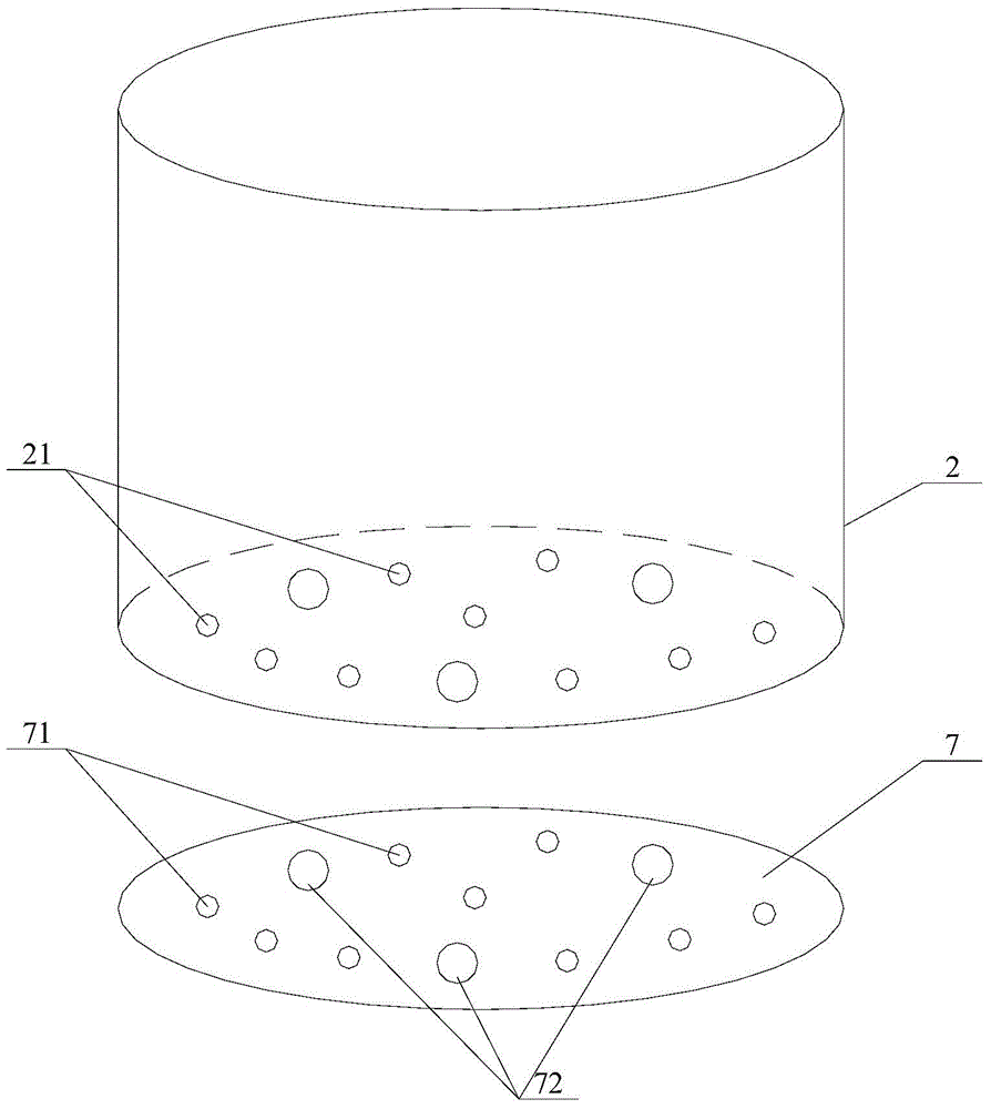 Device for determining atmospheric condensed water