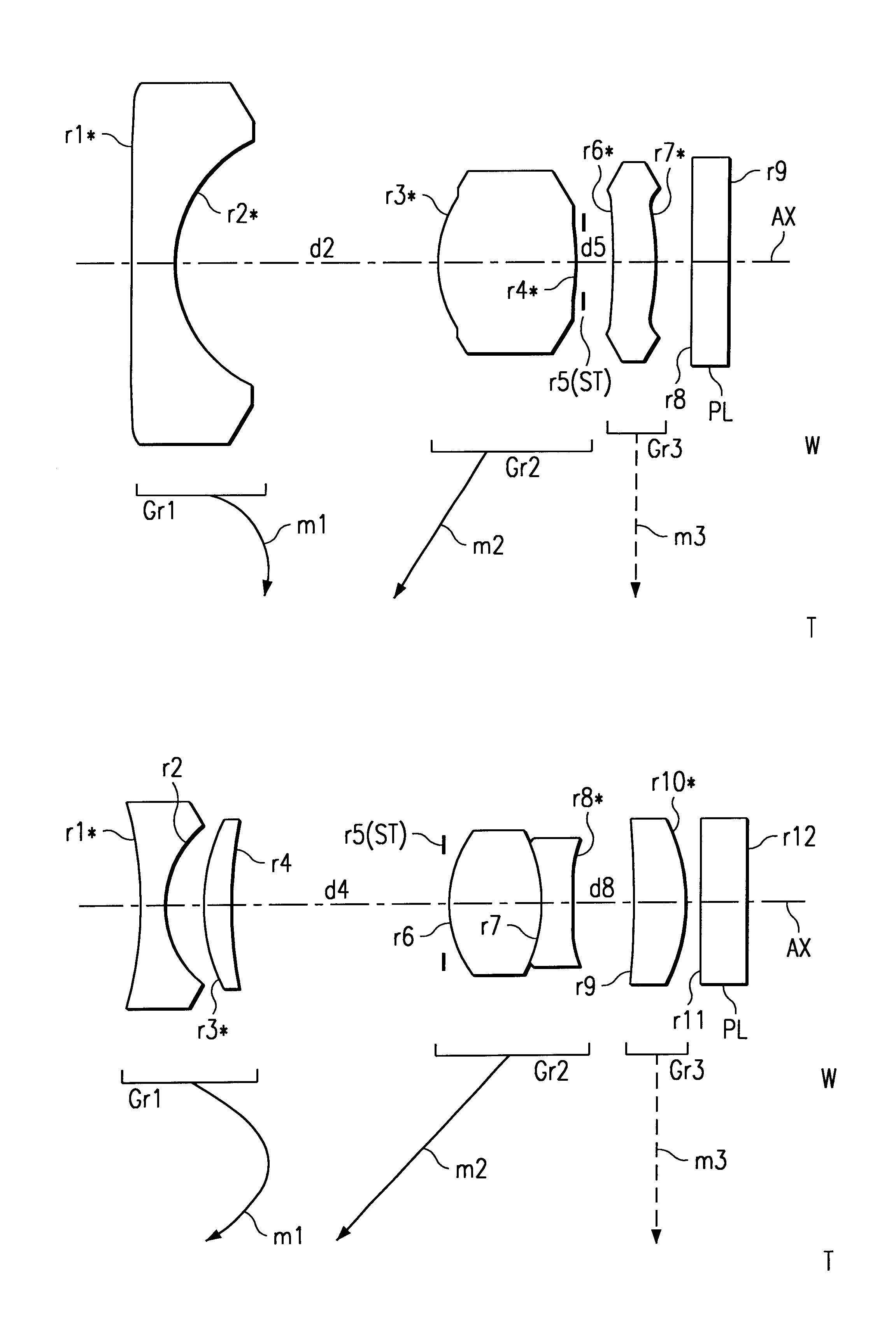 Taking lens device