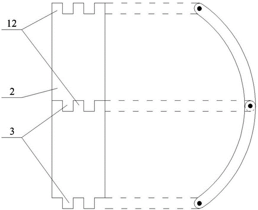 Segmental elastic wheel