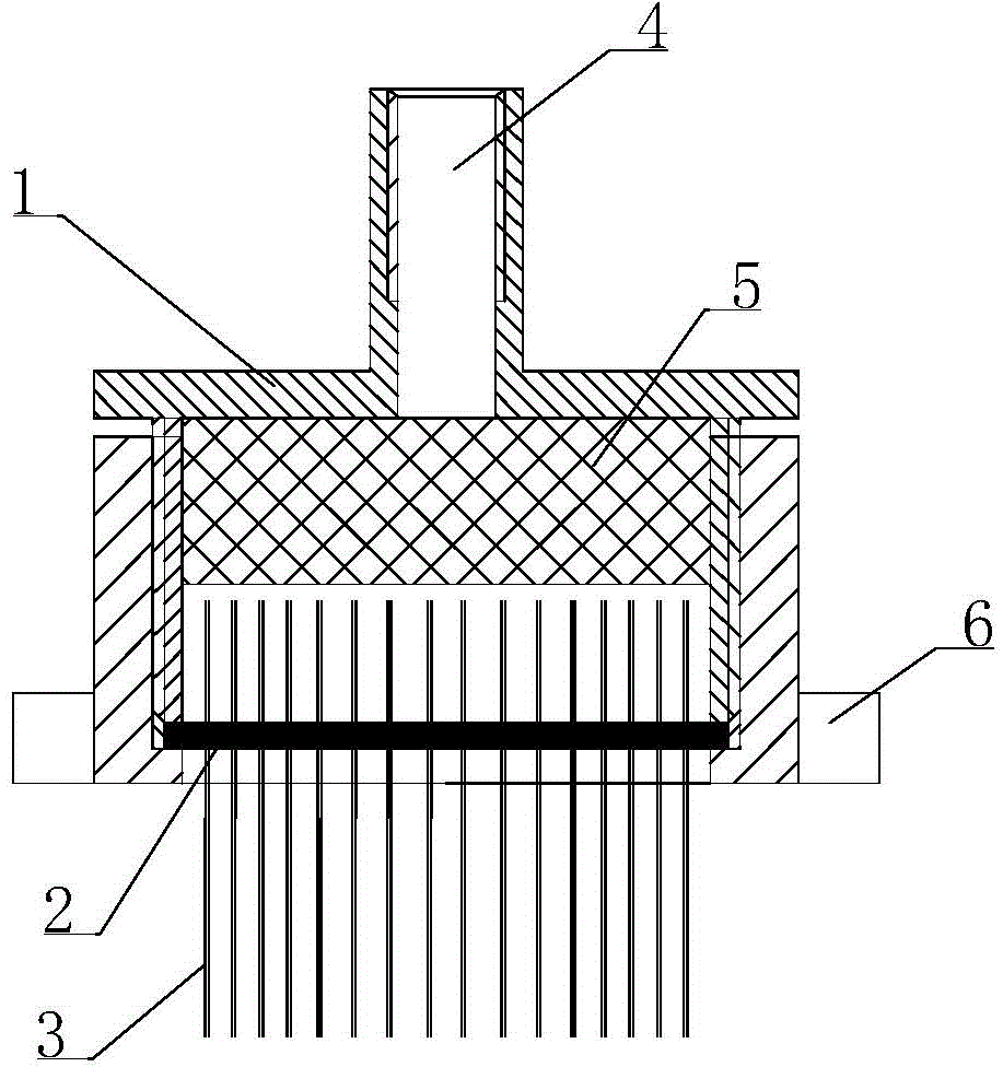 Device and method for abrasive material multilayer orderly arraying