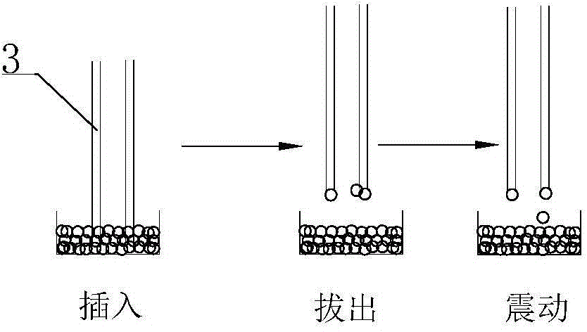 Device and method for abrasive material multilayer orderly arraying