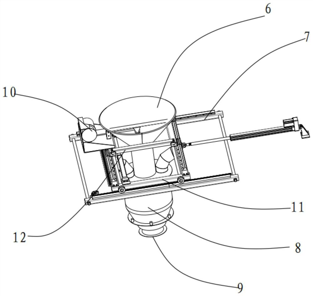 Safe and efficient powder material active filling equipment and system thereof