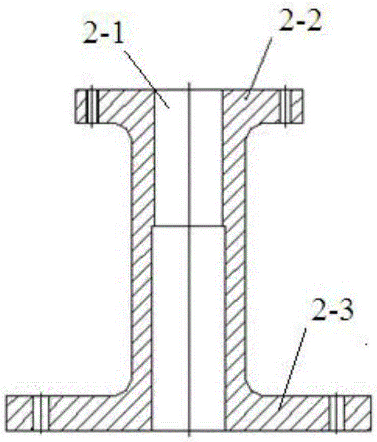 Bounce measurement tool of inner hole and external diameter of deep-hole part