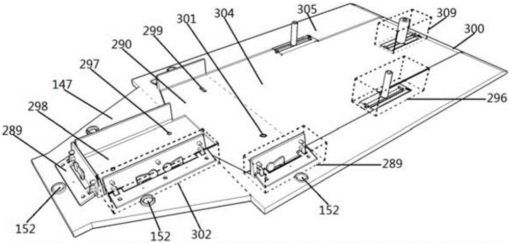 Mortise and tenon-joint type ear, mouth and nose-centered radiotherapy head and neck positioning negative-pressure pillow flat plate fixing frame