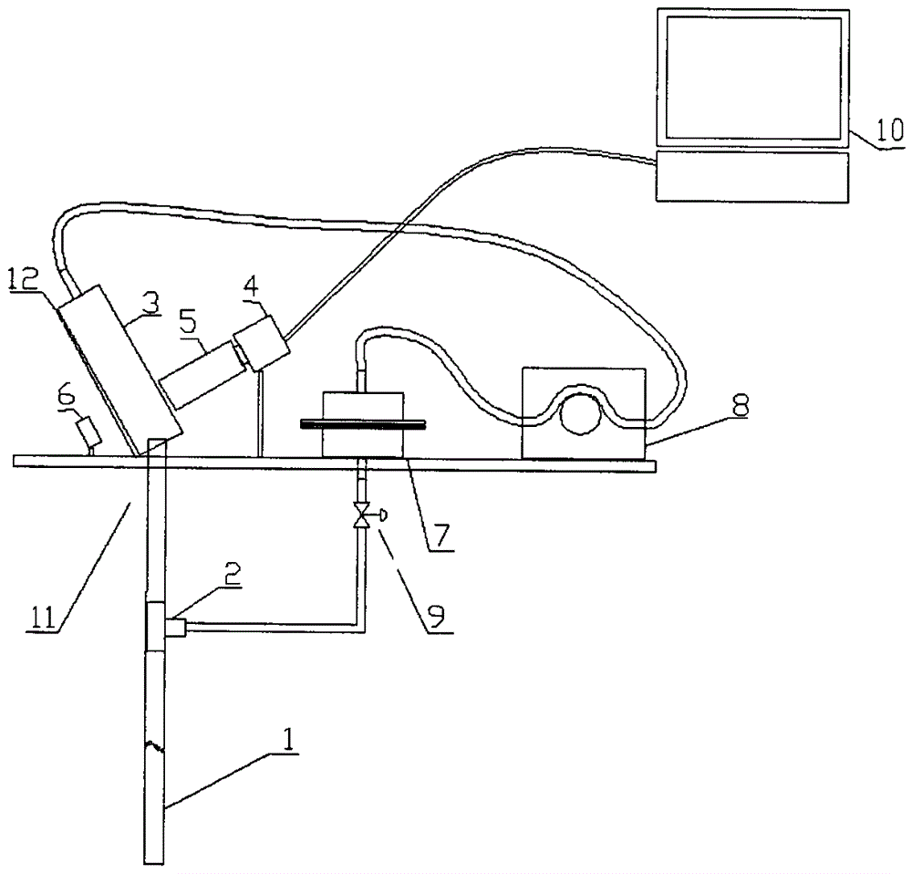 Micro-bubble dimension online measurement apparatus and method thereof