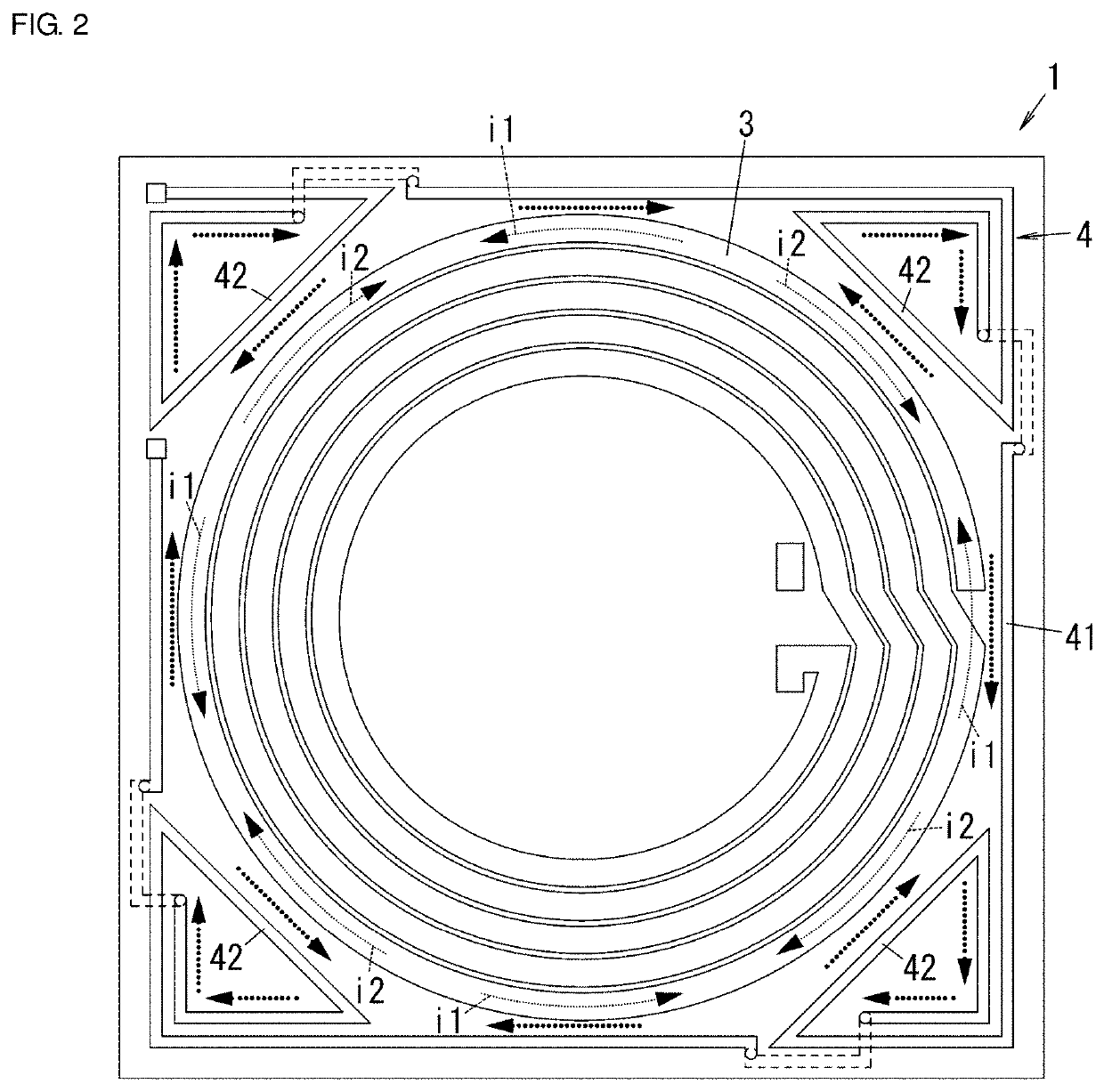 Antenna device, communication system, and electronic apparatus