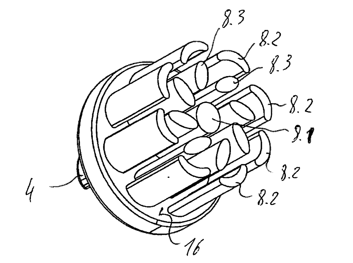 Brush Head for an Electrically Driven Toothbrush