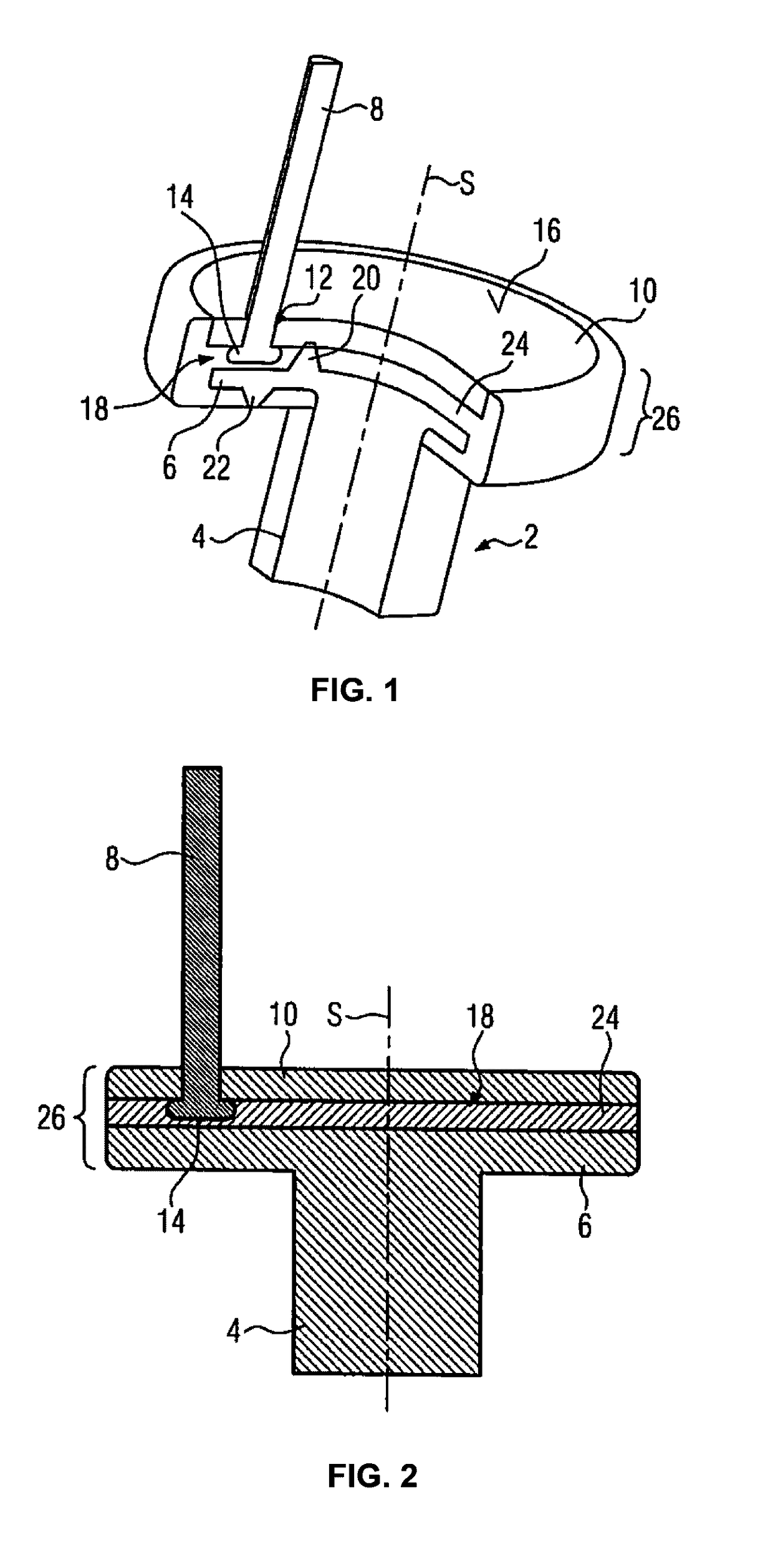 Brush Head for an Electrically Driven Toothbrush