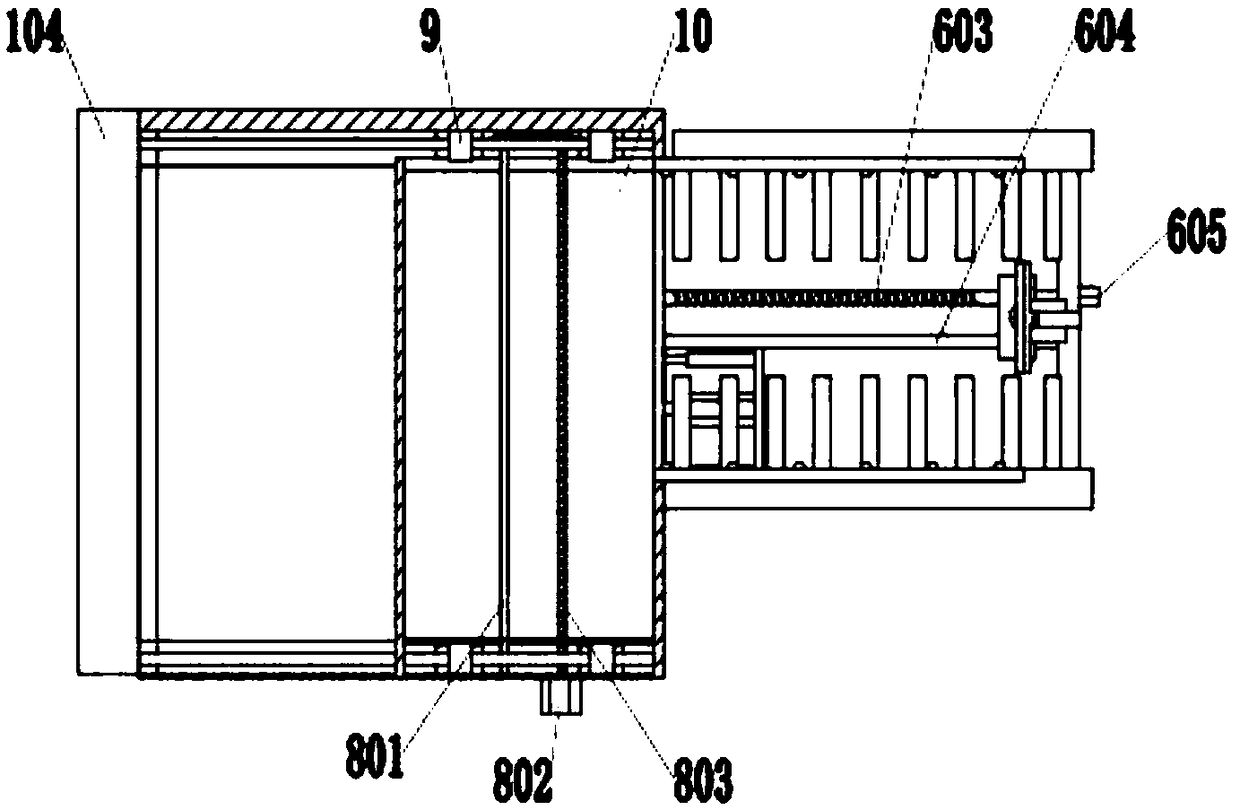 Automatic loading device for whole-box mineral water