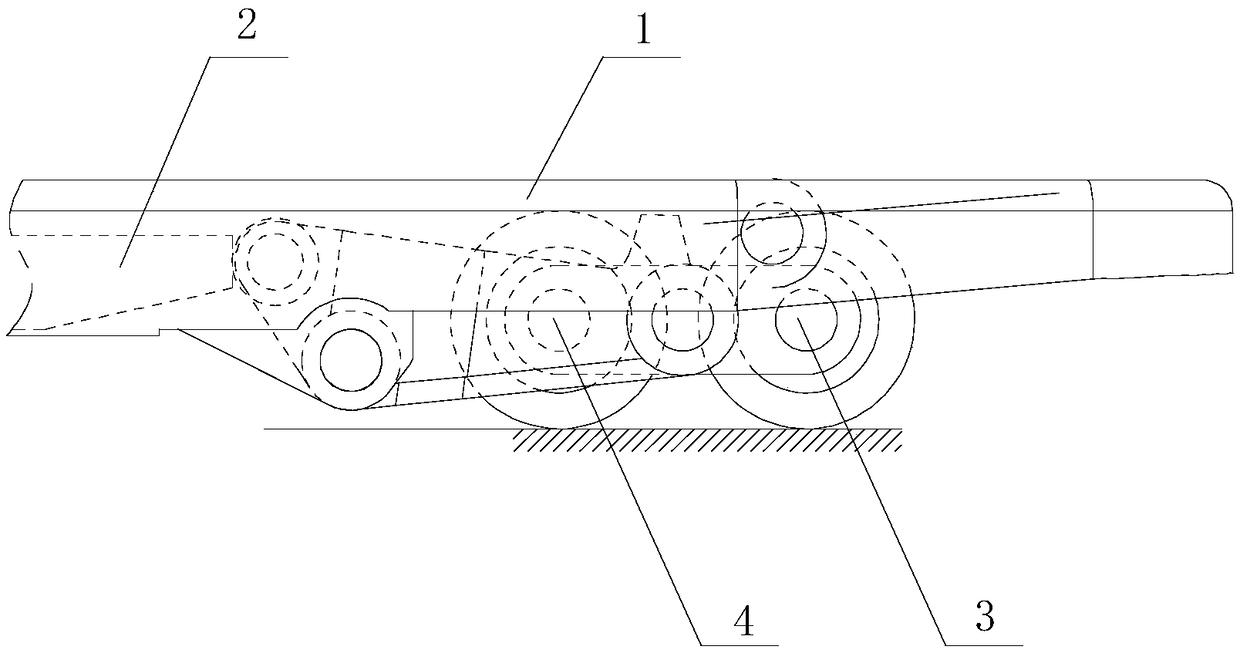 Pallet truck and its fork front wheel frame assembly