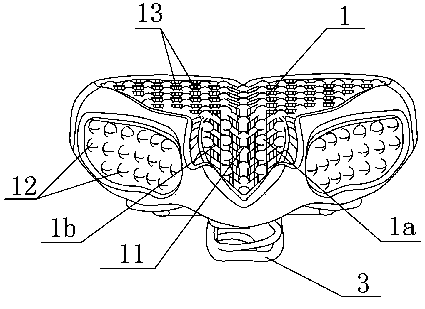 Health care bicycle seat capable of making hucklebone concave and perineum hanging