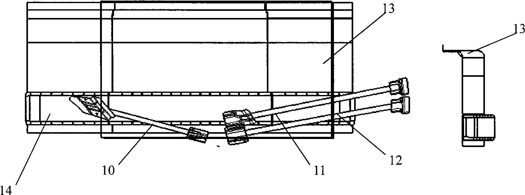 Vehicle door anti-collision rod and vehicle door using the same